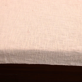 Off white - pure handloom cotton double bed cover