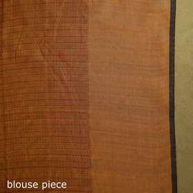Handloom Tussar Silk Zari Border Bhagalpuri Saree 12