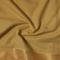 Yellow - Mangalagiri Cotton Fabric with Zari Border 01