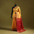 Handloom Tussar Silk Zari Border Bhagalpuri Saree 13