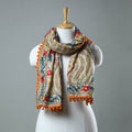 Orange Hand Embroidered Stole Online in India