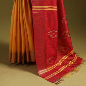 Handloom Tussar Silk Zari Border Bhagalpuri Saree 13