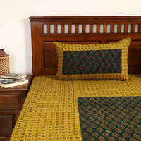 ajrakh double bed cover set