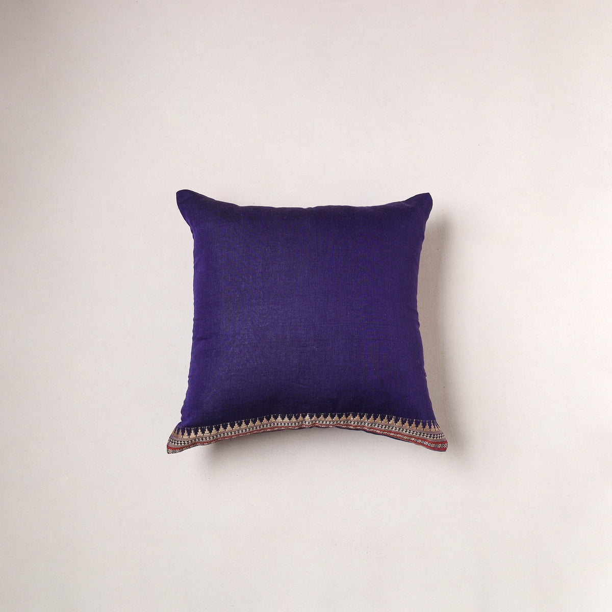 Plain Dharwad Cushion Cover (16 x 16 in) 214