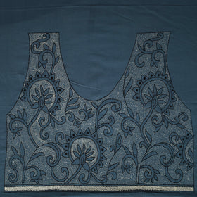 Bengal Kantha Hand Embroidered Cotton Blouse Piece 74