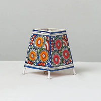 Handpainted Tholu Bommalata Leather Table Lamp (Small) 38