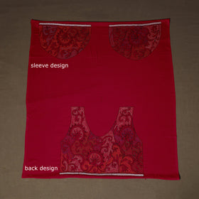 Bengal Kantha Hand Embroidered Cotton Blouse Piece 72