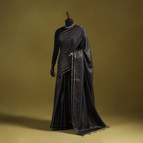 Handloom Tussar Silk Zari Border Bhagalpuri Saree 16