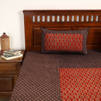 ajrakh double bed cover set