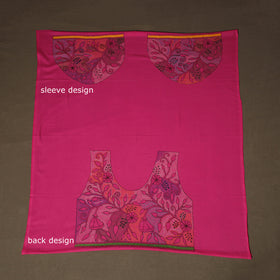 Bengal Kantha Hand Embroidered Cotton Blouse Piece 70