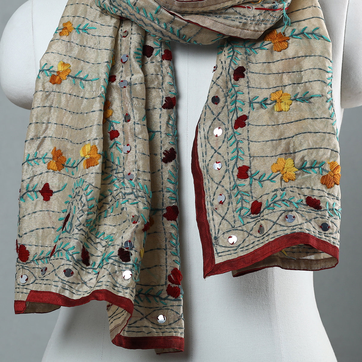 Phulkari Stole