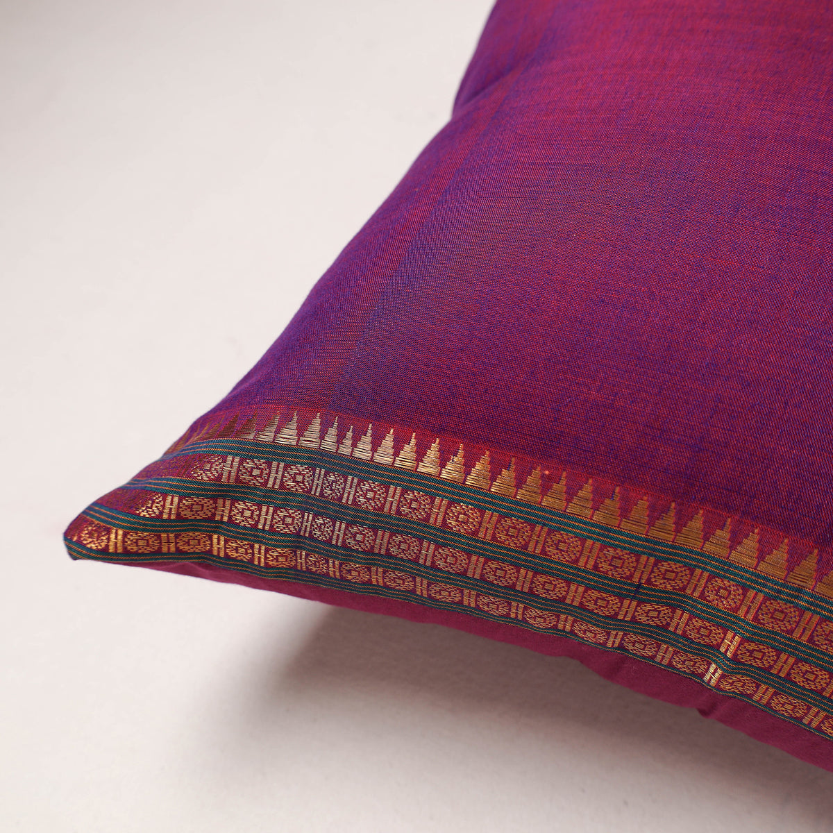 Plain Dharwad Cushion Cover (16 x 16 in) 221
