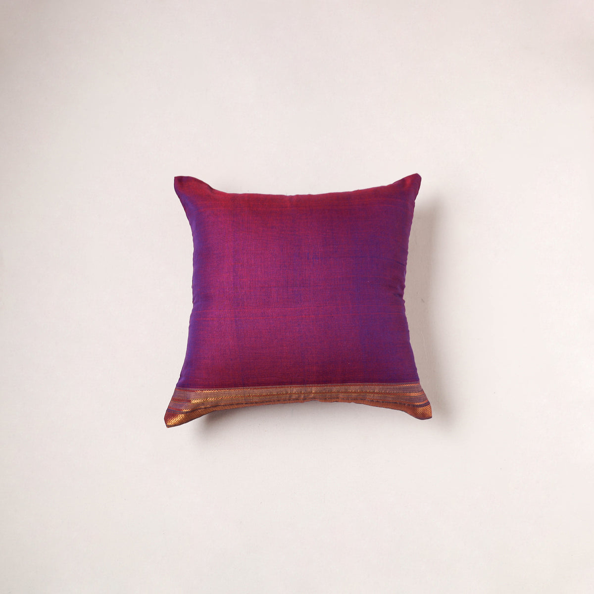 Plain Dharwad Cushion Cover (16 x 16 in) 222