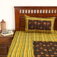 ajrakh double bed cover set