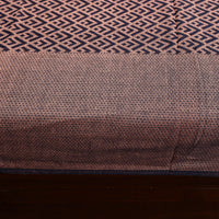 Brown - Pure Handloom Cotton Double Bed Cover from Bijnor 44