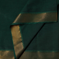 Green - Mangalagiri Cotton Fabric with Zari Border 10