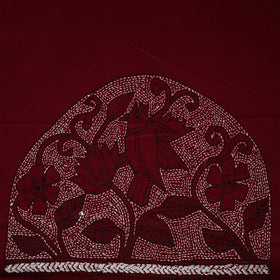 Bengal Kantha Hand Embroidered Cotton Blouse Piece 66