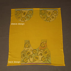 Bengal Kantha Hand Embroidered Cotton Blouse Piece 65