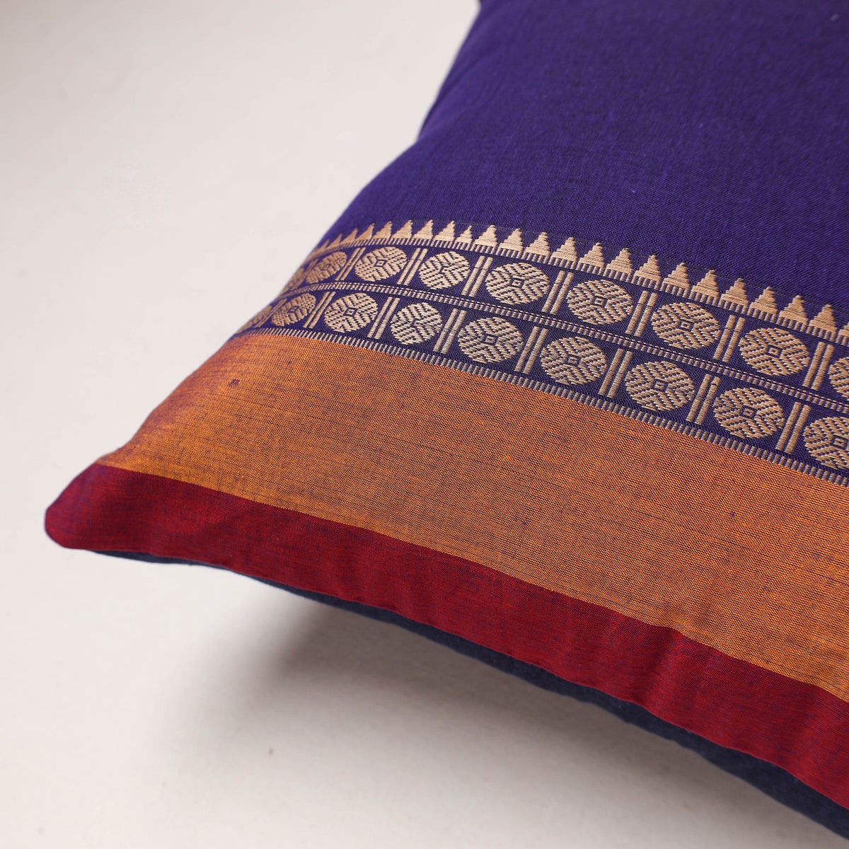 Plain Dharwad Cushion Cover (16 x 16 in) 226