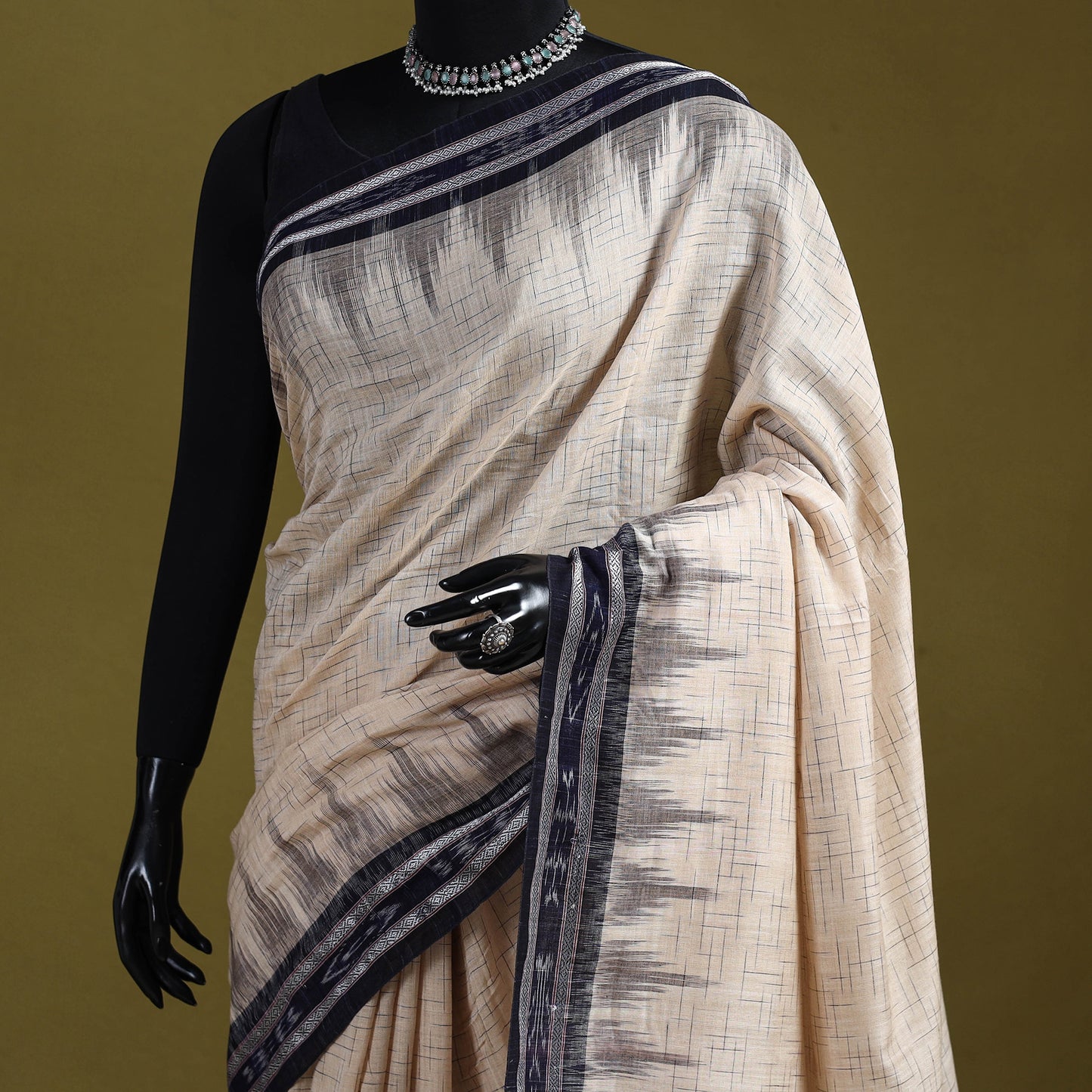 Ikat Handloom Pure Cotton Sambalpuri Saree 02