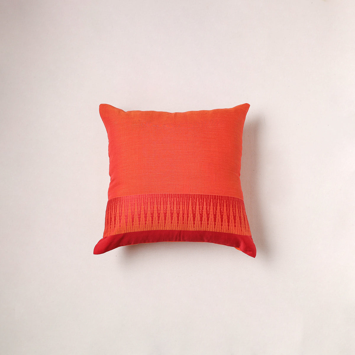 Plain Dharwad Cushion Cover (16 x 16 in) 227