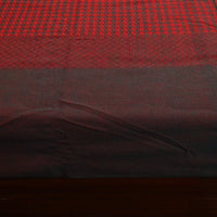 Red - Pure Handloom Cotton Double Bed Cover from Bijnor 46