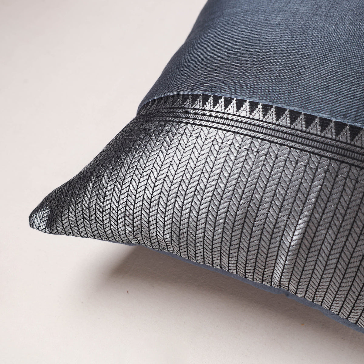 Plain Dharwad Cushion Cover (16 x 16 in) 228