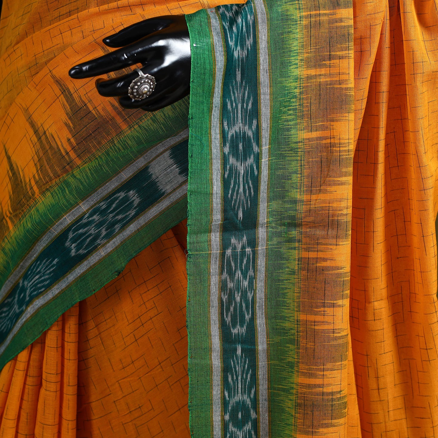Ikat Handloom Pure Cotton Sambalpuri Saree 03