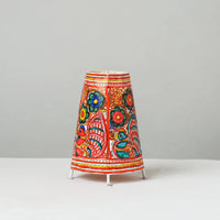 Handpainted Tholu Bommalata Leather Table Lamp (Medium) 85