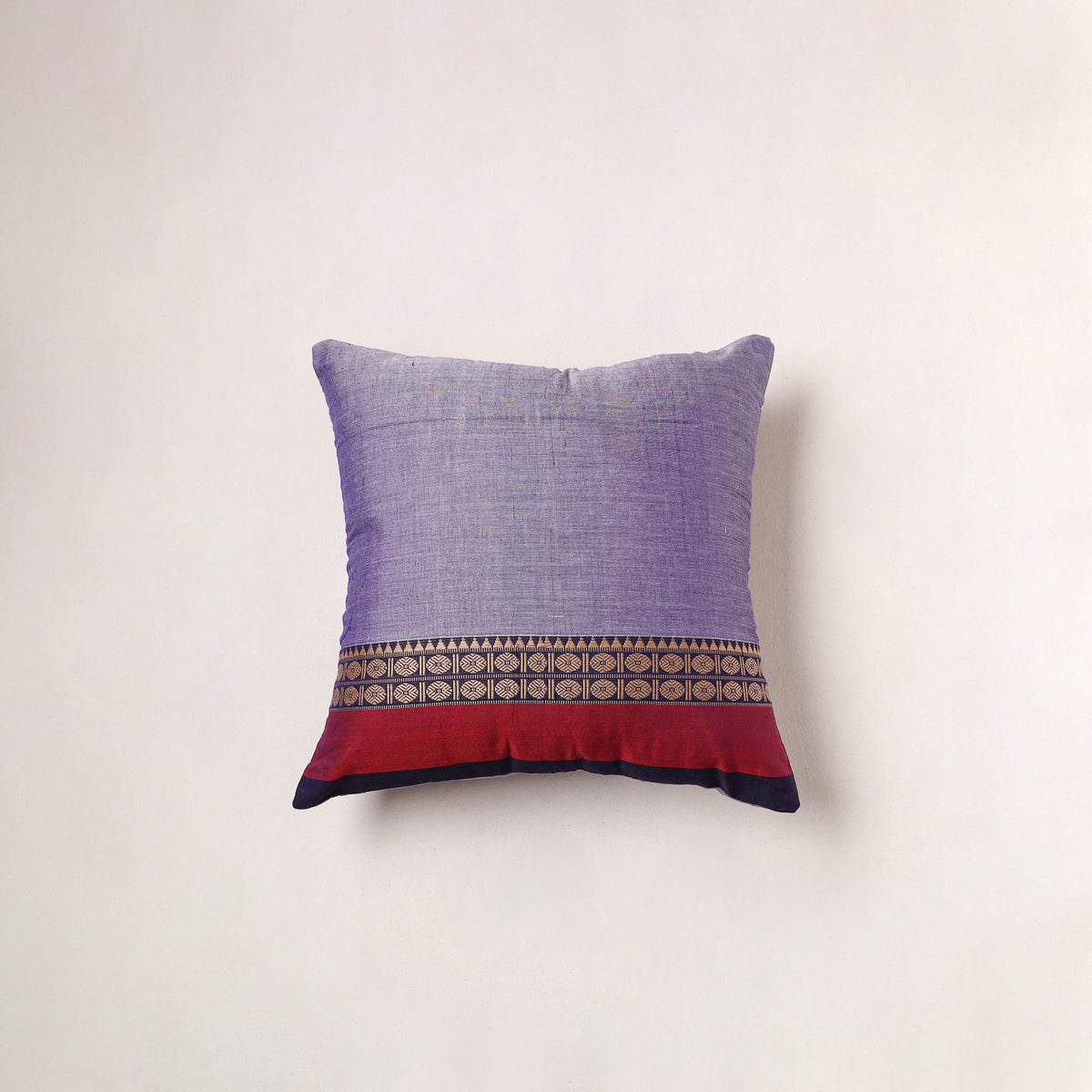 Plain Dharwad Cushion Cover (16 x 16 in) 230