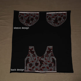 Bengal Kantha Hand Embroidered Cotton Blouse Piece 59