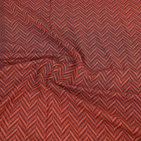 Brown - Pure Handloom Cotton Double Bed Cover from Bijnor 48