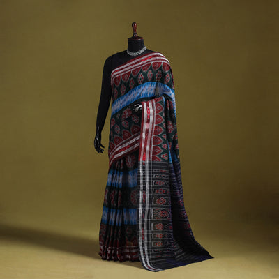 Ikat Handloom Pure Cotton Sambalpuri Saree 06