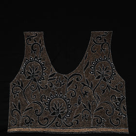 Bengal Kantha Hand Embroidered Cotton Blouse Piece 57