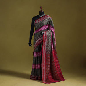 Ikat Handloom Pure Cotton Sambalpuri Saree 08