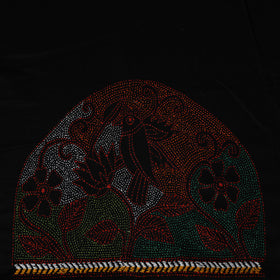 Bengal Kantha Hand Embroidered Cotton Blouse Piece 55