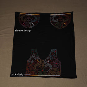 Bengal Kantha Hand Embroidered Cotton Blouse Piece 54