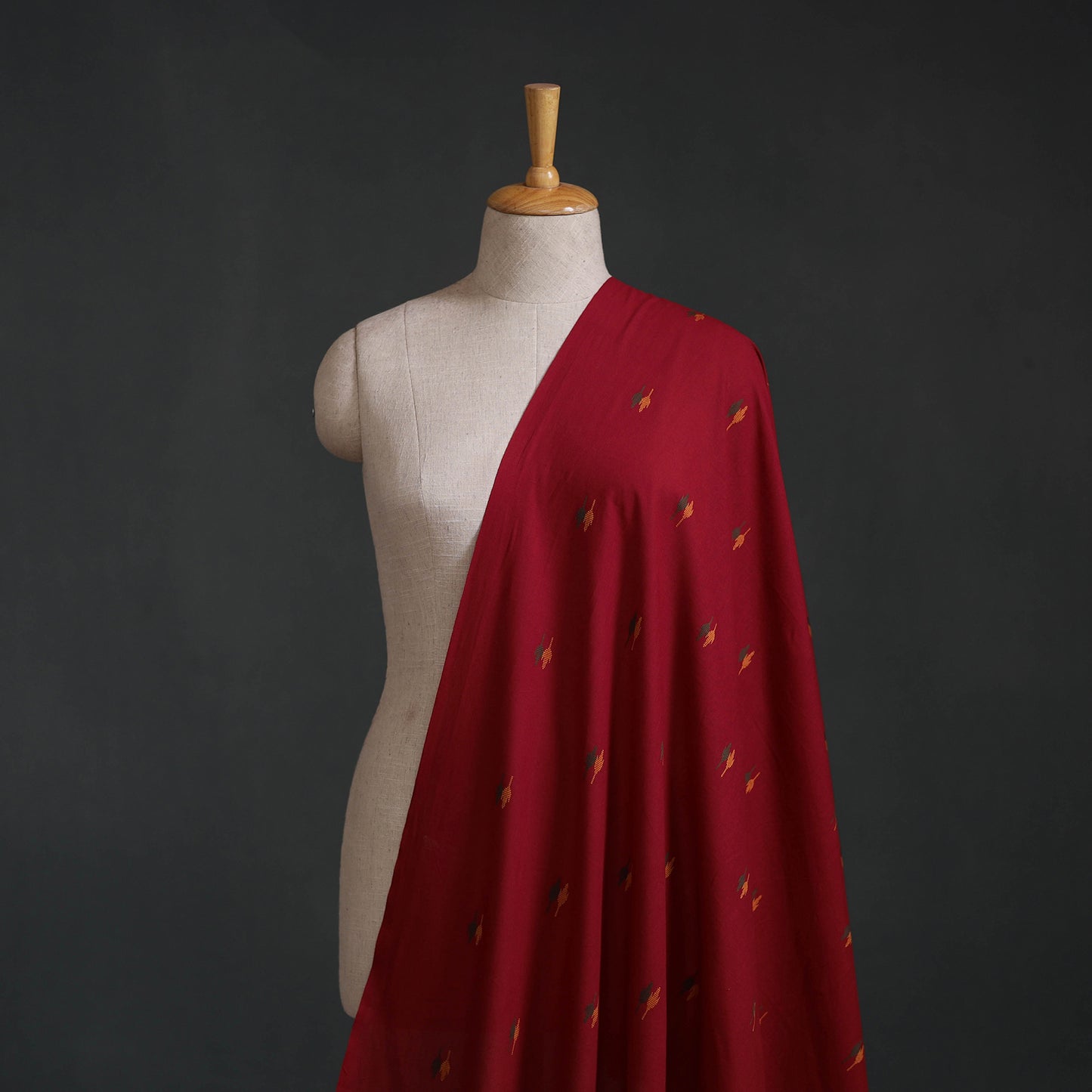 Prewashed Cotton Jacquard Buti Fabric 01