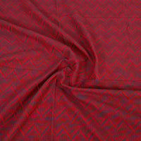 Red - Pure Handloom Cotton Double Bed Cover from Bijnor 51