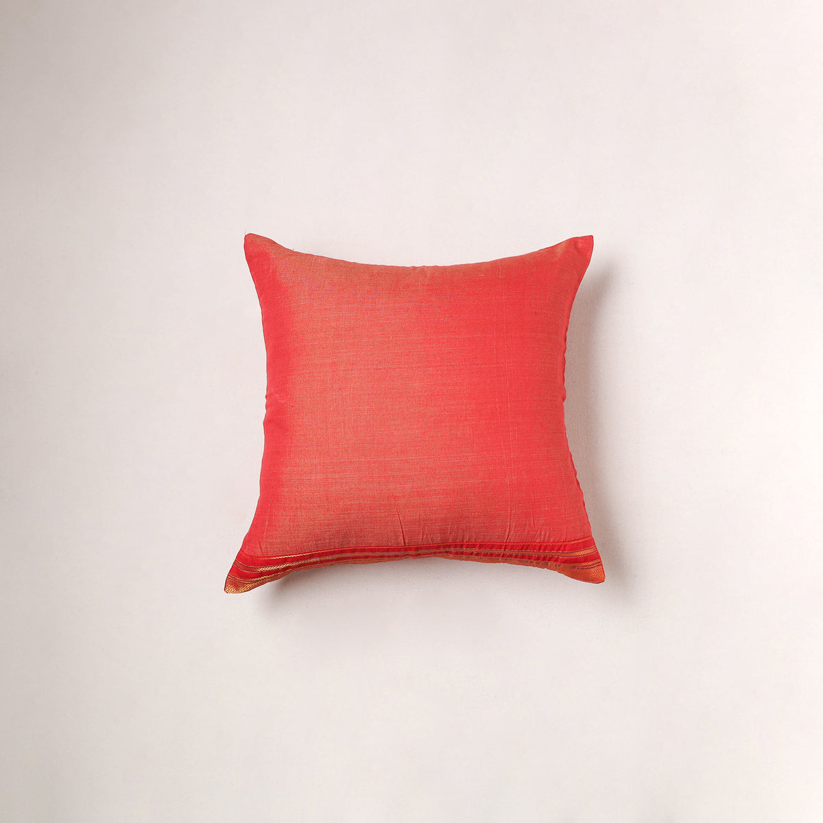 Plain Dharwad Cushion Cover (16 x 16 in) 236