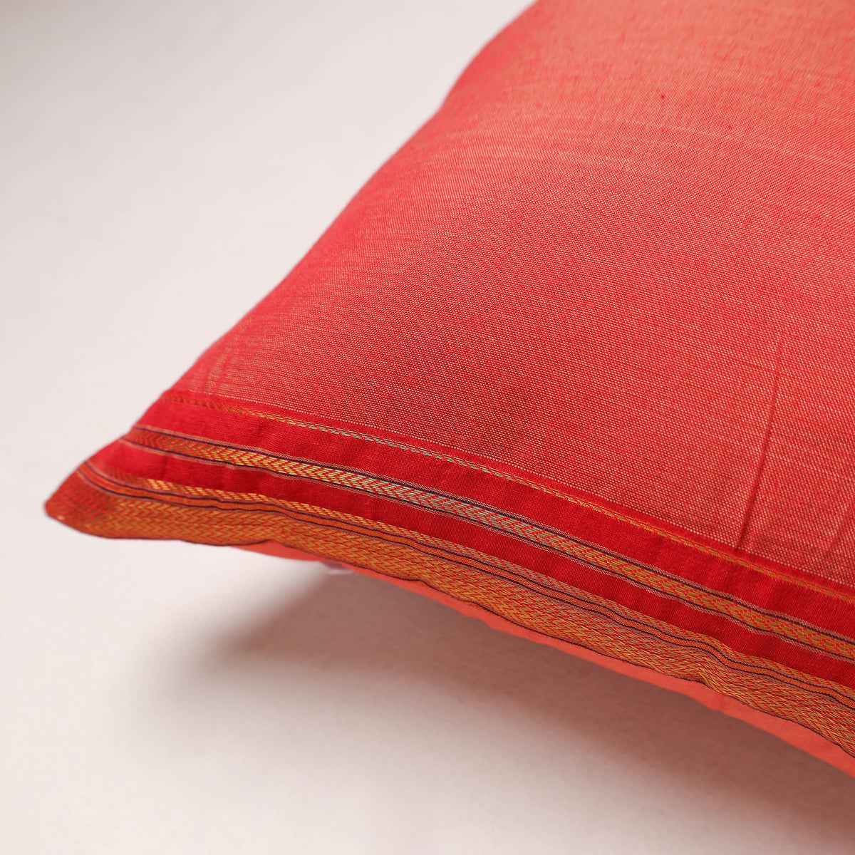 Plain Dharwad Cushion Cover (16 x 16 in) 236