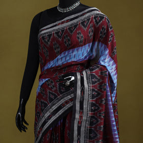 Ikat Handloom Pure Cotton Sambalpuri Saree 10