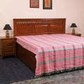 Double handloom cotton bed sheet (108 x 90 in) 29