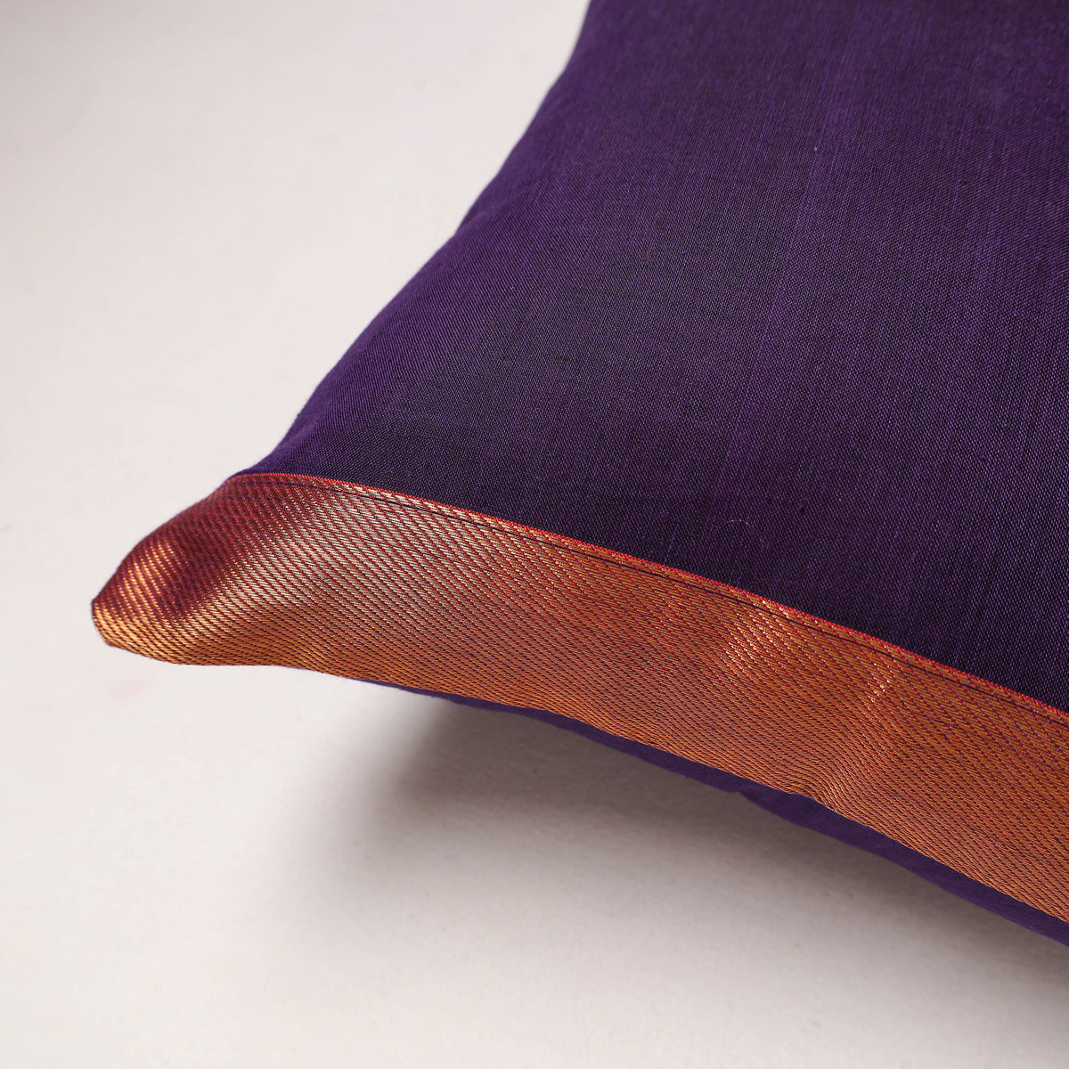 Plain Dharwad Cushion Cover (16 x 16 in) 237