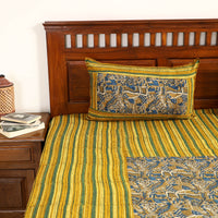 ajrakh double bed cover set