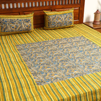 ajrakh double bed cover set