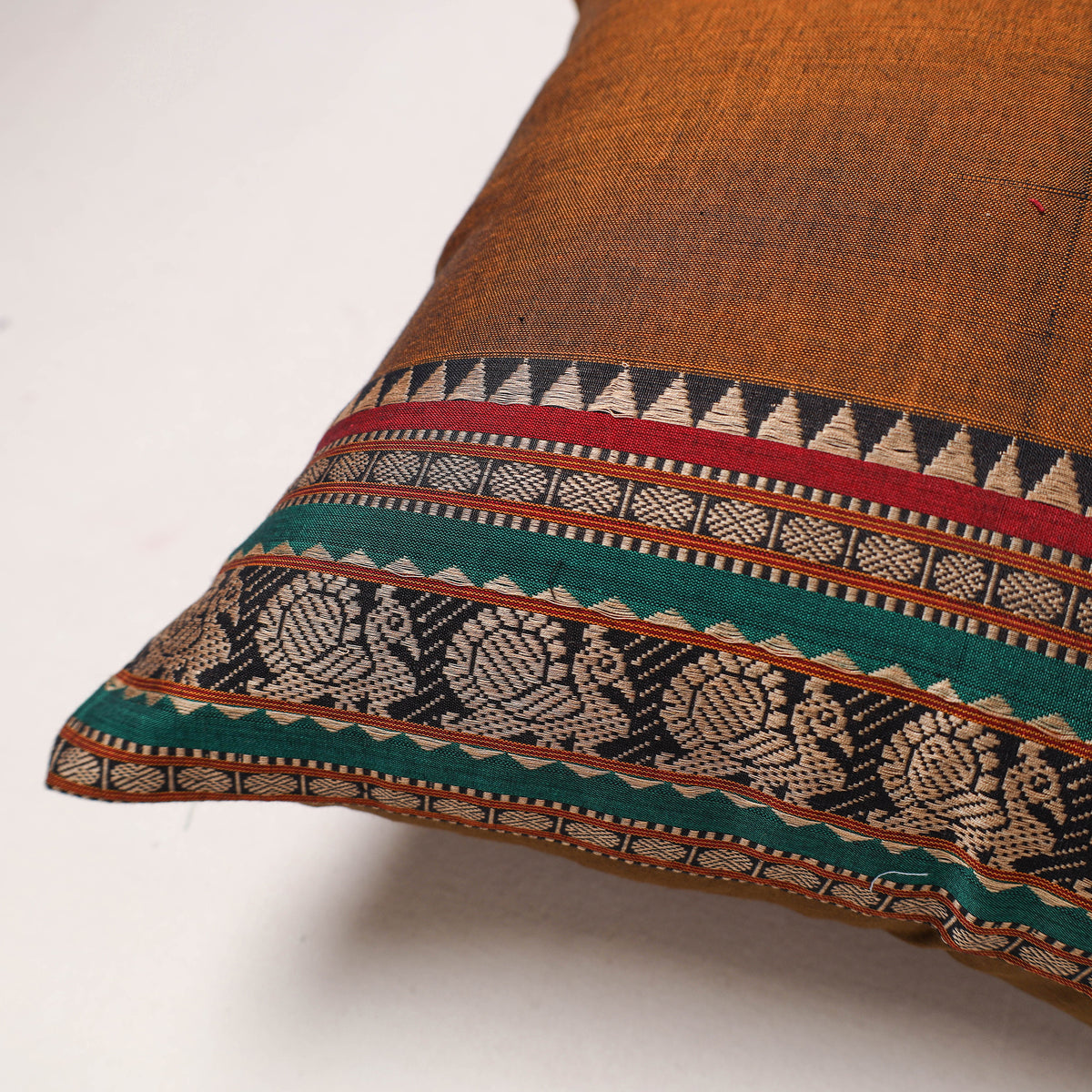 Plain Dharwad Cushion Cover (16 x 16 in) 238