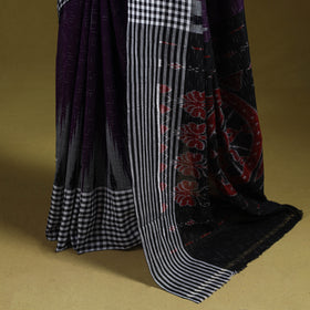 Ikat Handloom Pure Cotton Sambalpuri Saree 11