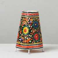 Handpainted Tholu Bommalata Leather Table Lamp (Medium) 100