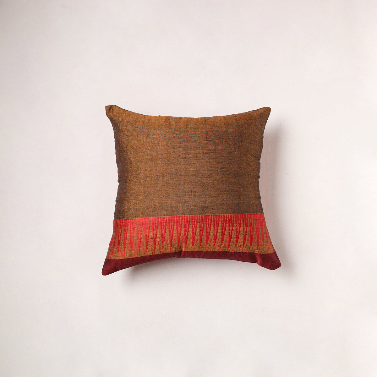 Plain Dharwad Cushion Cover (16 x 16 in) 239